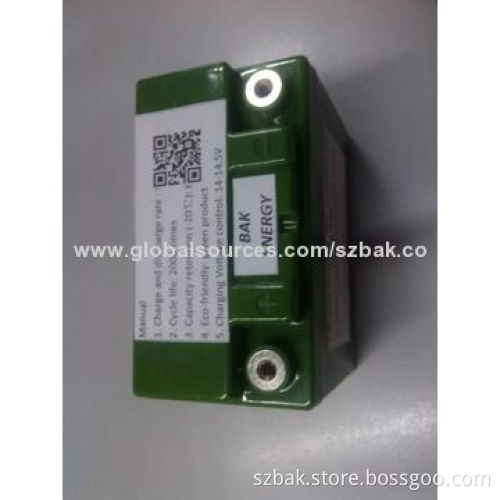Motorcycle Starting Battery, LiFePO4 Battery Pack, 12.8V/3.3Ah, Replace Lead-acid BatteryNew